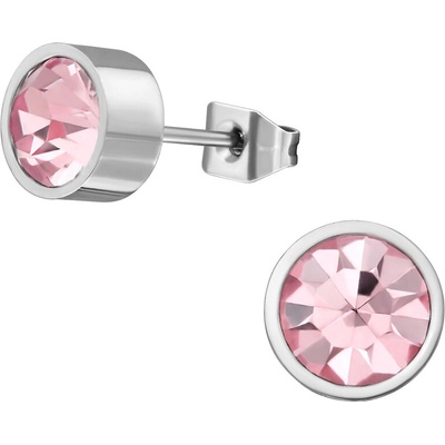Mabell dámske náušnice z chirurgickej ocele NESSA SK22129107-LIGHTROSEC45