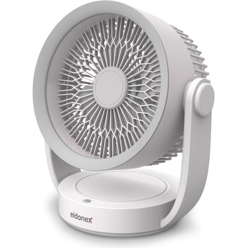 Eldonex ESF-1010-WH - Преносим вентилатор 9W/5V, 4000 mAh, бял (TD0143)