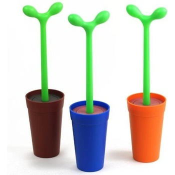 Alessi WC kartáč Merdolino, hnědý