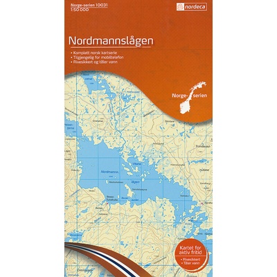 mapa Nordmannslagen 1:50 t. voděodolná