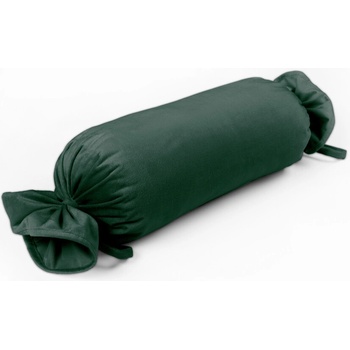 Biante Zamatový vankúš valec bonbon Velvet Prémium SVP-040 Lesná zelená 15x100