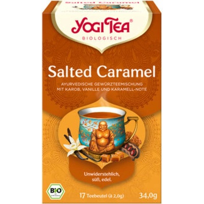 Yogi Tea Bio čaj Slaný karamel 17 čajových vrecúšok