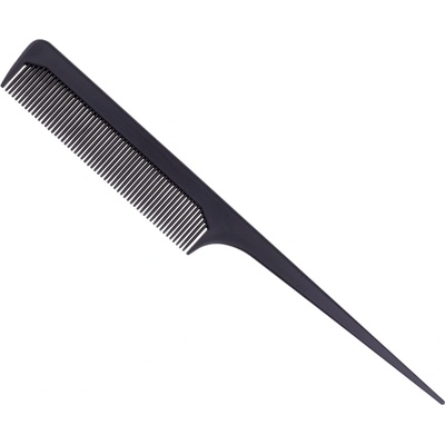 Detail Hair style Tupírovací hrebeň Plastic Tail Comb 21,5 cm čierny