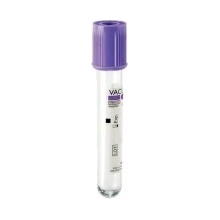 VACUTEST K2EDTA 2 ml, 75 × 13, fialová