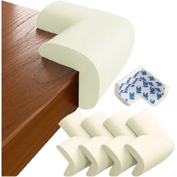 Image 1 of Sipo Предпазители за ръбове и ъгли на мебели Sipo - 4 броя, кремави (SBS-T11-F3E)