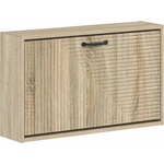 vidaXL Стенно шкафче за обувки HAARLEM 71 x 17 x 43 см Дъб сонома (896847)