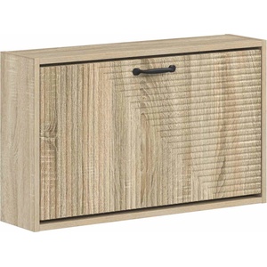 vidaXL Стенно шкафче за обувки HAARLEM 71 x 17 x 43 см Дъб сонома (896847)