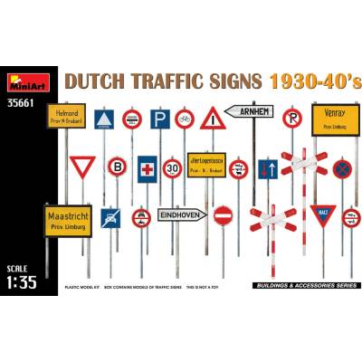 MiniArt Dutch Traffic Signs 1930 40's 1:35