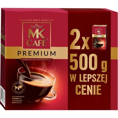 MK Cafe Premium mletá káva 2 x 250 g