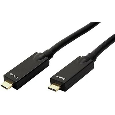 Roline 11.02.9131 USB 10Gbps (3.2 gen 2) AOC USB C(M) - USB C(M) PD 60W 10m černý