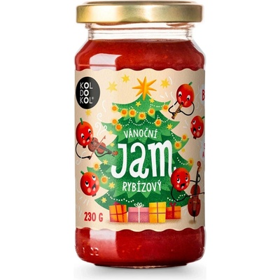 Koldokol Jam Vánoční bio 230 g