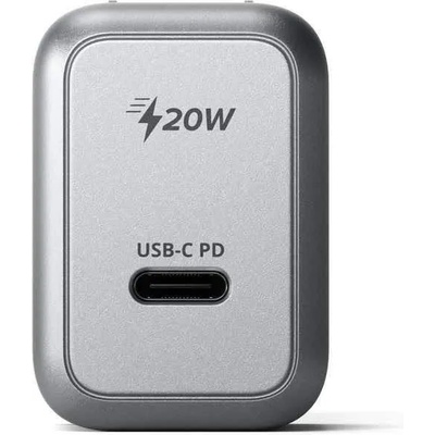 20W USB-C Wall Charger - захранване с USB-C изход с технология за бързо зареждане (сив)