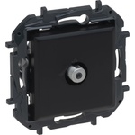 Legrand - безрамкова TV розетка NILOE STEP, черна (LR0043)