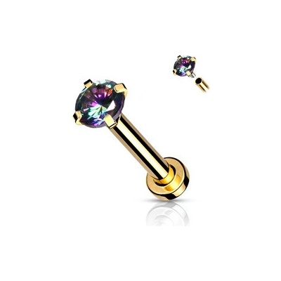 Šperky4U piercing do brady cartilage tragus LB1042VM-12083