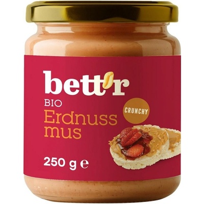 Bettr BIO Arašidové maslo chrumkavé 250 g