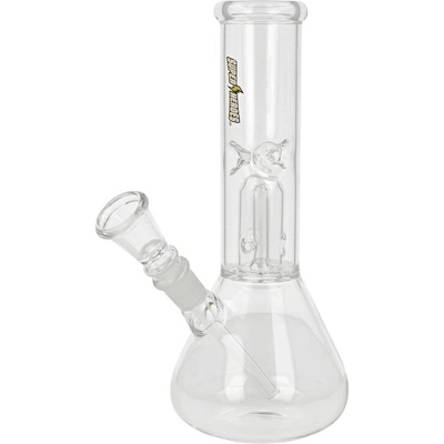 Super Heroes Skleněný bong s perkolací Transparent Ice 21cm