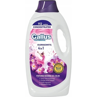 Gallus Professional 4v1 Color Gel na praní barevného prádla 112 PD