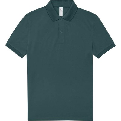 B&C MY POLO 210 Pánská polokošile s krátkým rukávem malachitová