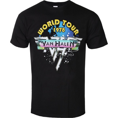 Van Halen World Tour '78 Full Colour Black XL Риза (VHTS09MB04)