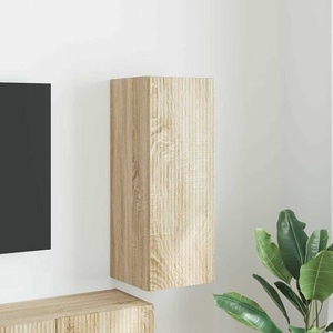 vidaXL TV стенен шкаф 30 x 31 x 80 см Сонома Инженерна дървесина (892293)