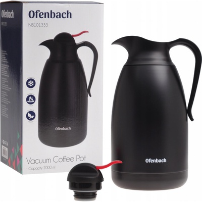 Ofenbach termos na nápoje 2 l černý 101333