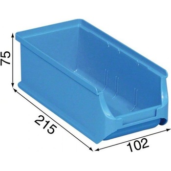 Allit Plastové boxy na drobný materiál 102x215x75 mm modré