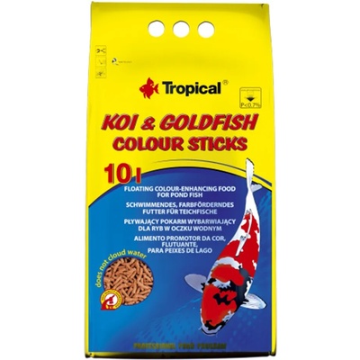 Tropical Koi & Goldfish цветни пръчици - 10 L