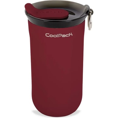 COOLPACK Термочаша за кафе TOM 350 мл - BURGUNDY - CoolPack