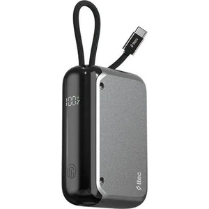 Ttec Портативна батерия Ttec - ReCharger, 10000 mAh, 30W, черна (8694470004433)