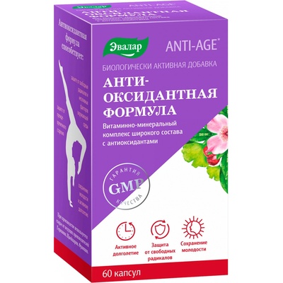 Evalar Antioxidačný komplex Vitamínov a minerálov 60 tabliet