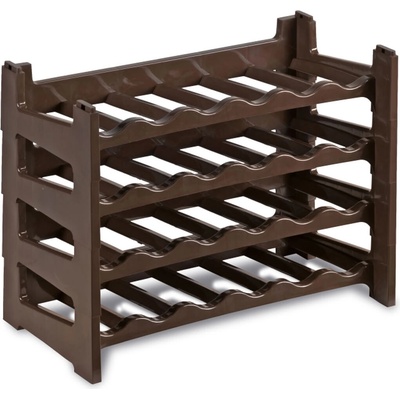 STEFANPLAST Regál na víno, hnedý