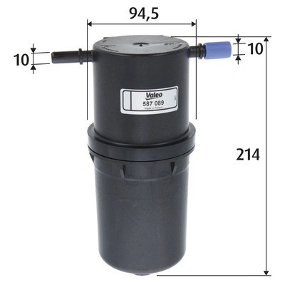 Palivový filtr VALEO 587089