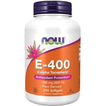 NOW NOW Vitamin E-400 Natural ( d-alpha Tocopheryl ), 250 Softgels