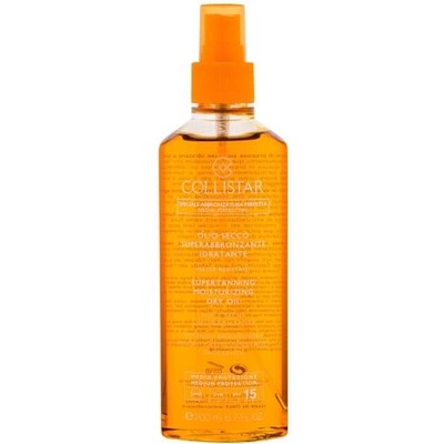Collistar Special Perfect Tan Supertanning Moisturizing Dry Oil SPF15 слънцезащитна козметика за тяло 200 ml