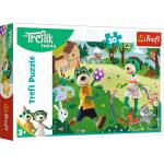 Trefl Пъзел Trefl от 30 части - Активният ден на Трефликс (18287) - baby
