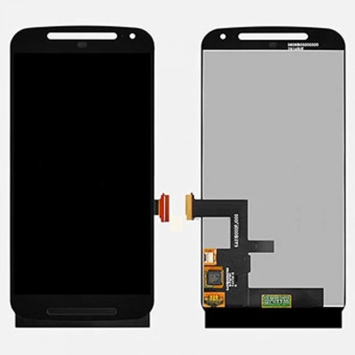 LCD дисплей с тъч скрийн и рамка за Motorola MOTO G2, черен (D0211014)