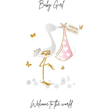Artige Поздравителна картичка Artige, Добре дошла на света, малка принцесо