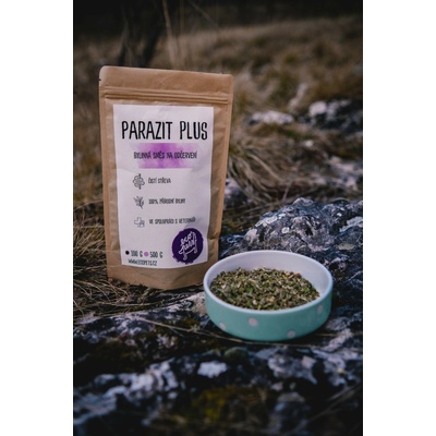 Ecopets Parazit Plus přírodní bylinná směs k odčervení 500 g