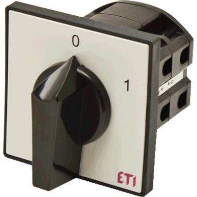 ETI Elektroelement, d.o.o. Vačkový spínač s páčkou a čelnou doskou CS 63 10 U 0-1 63A/3Pól 004773021