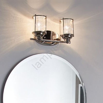 Elstead Lighting Quintiesse QN-ASHLANDBAY2-PC-BATH-Външна стенна лампа ASHLAND BAY 2xE27/60W/230V IP44 (ED1017)