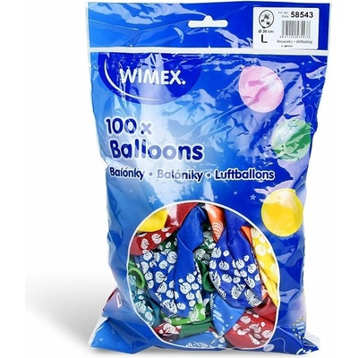Wimex nafukovací balónek Ohňostroj průměr 25 cm, barevný mix