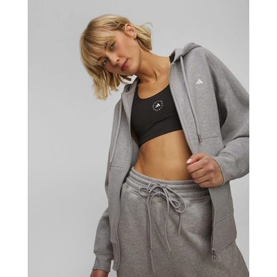 adidas dámská mikina Na Zip By Stella Mccartney šedá