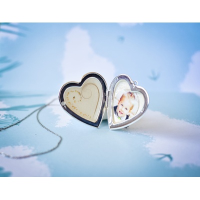 Meganflo Медальон със снимка сърце