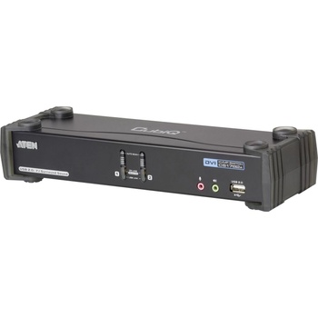 ATEN KVMP превключвател ATEN - CS1782A, 2-портов, USB, DVI, Audio (ATEN-CS1782A-AT-G)