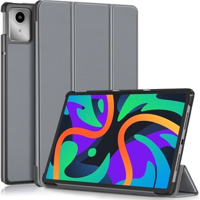 Vsetkonamobil 68740 LEATHER Zaklápací kryt pre Lenovo Tab M11 / K11 šedý
