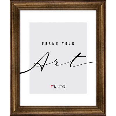 knor Пластмасова рамка в меден цвят 24x30 cm (R24x30SL15,40,013/PLEXI)