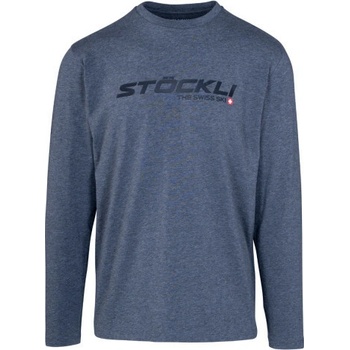 Stöckli longsleeve Basic tmavo šedé