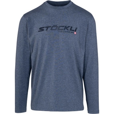 Stöckli longsleeve Basic tmavo šedé