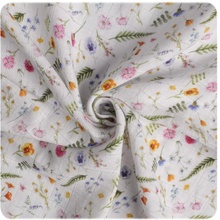 XKKO Organic Biobavlnená plienka 120 x 120 , Summer Meadow