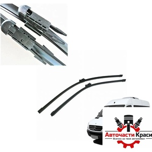 Paolo Предни чистачки съвместими с Mercedes Sprinter 2005/ Vaneo 2004/ VW Volt/VW Crafter 2бр/к-т (65198) - avtochastikrasi